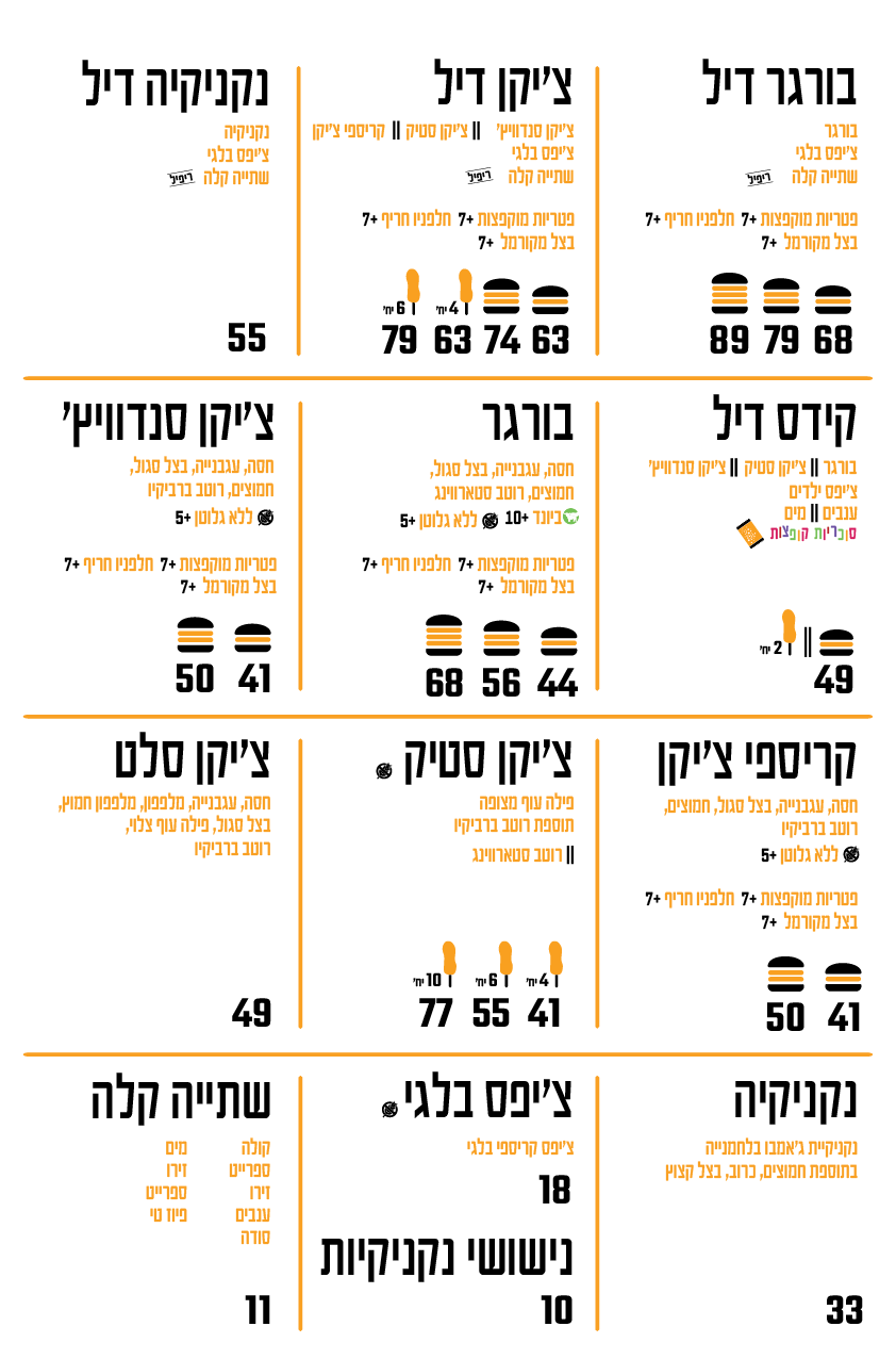 תפריט סטארווינג